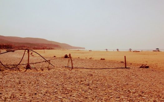 Immobilie Agadir Meer Strand Blick nach Süden Februar