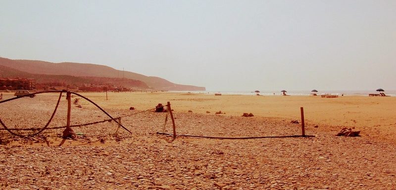 Immobilie Agadir Meer Strand Blick nach Süden Februar